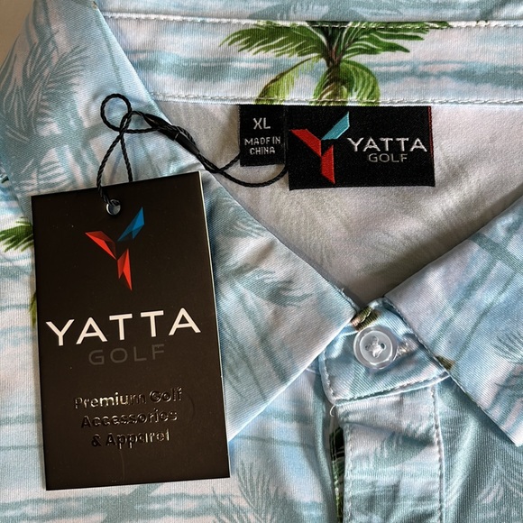 Yatta Golf Polo in Makani Olu Olu Tropical Tiki - Picture 11 of 12